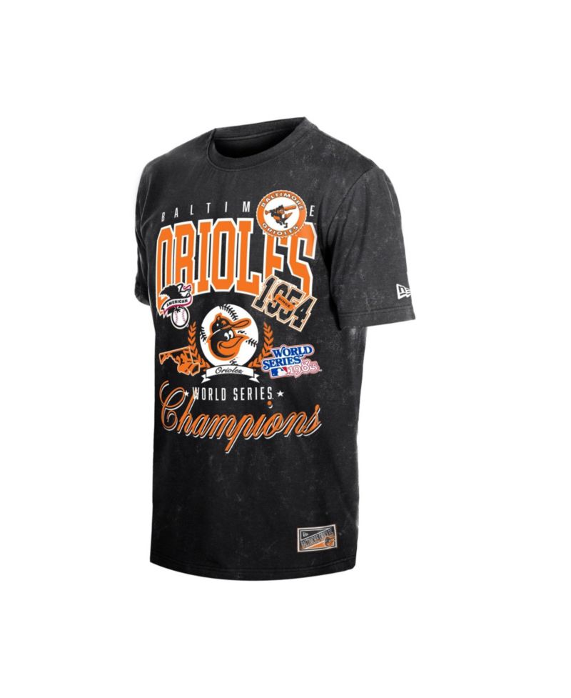 Men's Black Baltimore Orioles Mineral Wash T-Shirt