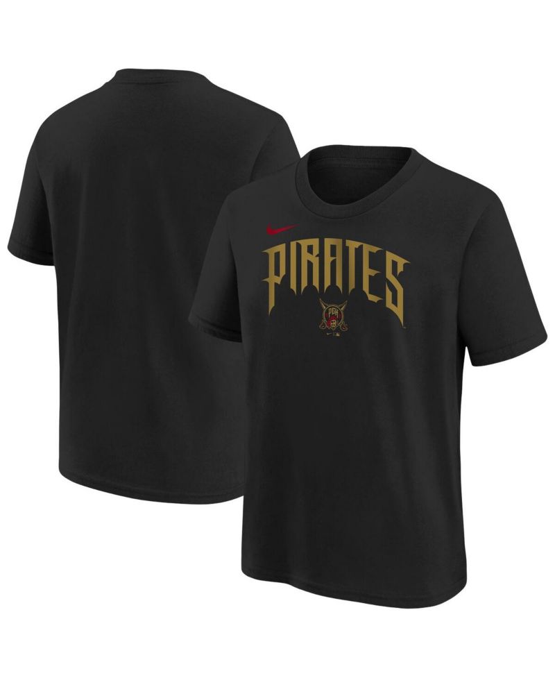 Big Boys and Girls Black Pittsburgh Pirates 2026 City Connect Wordmark T-Shirt