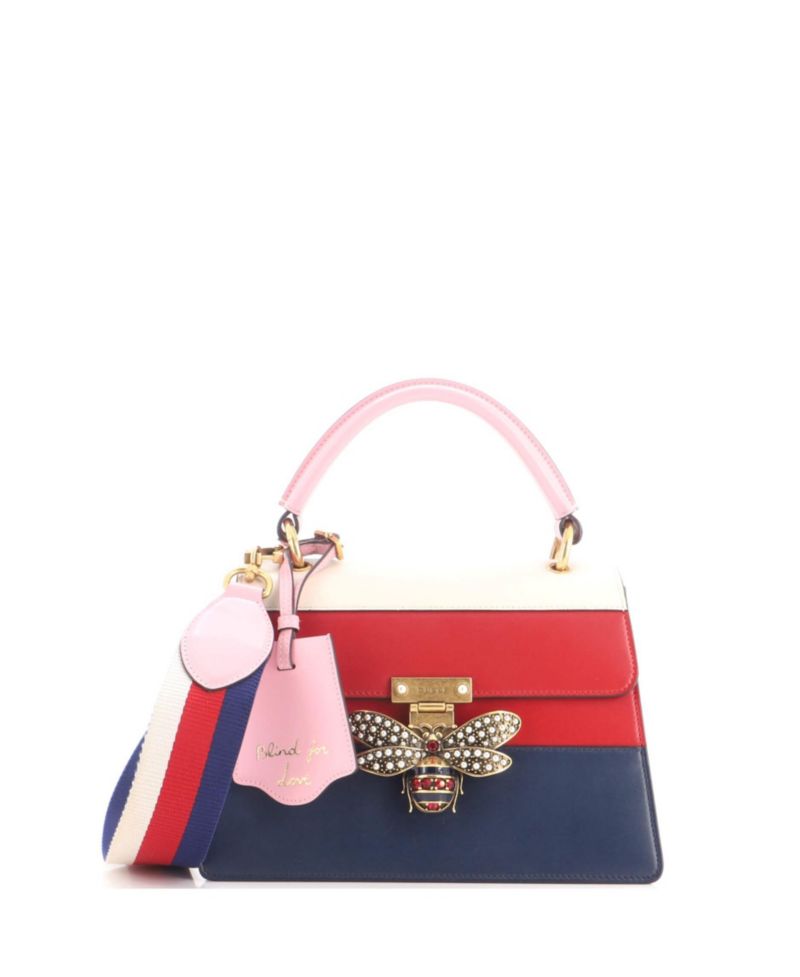Queen Margaret Colorblock Top-Handle Small Bag