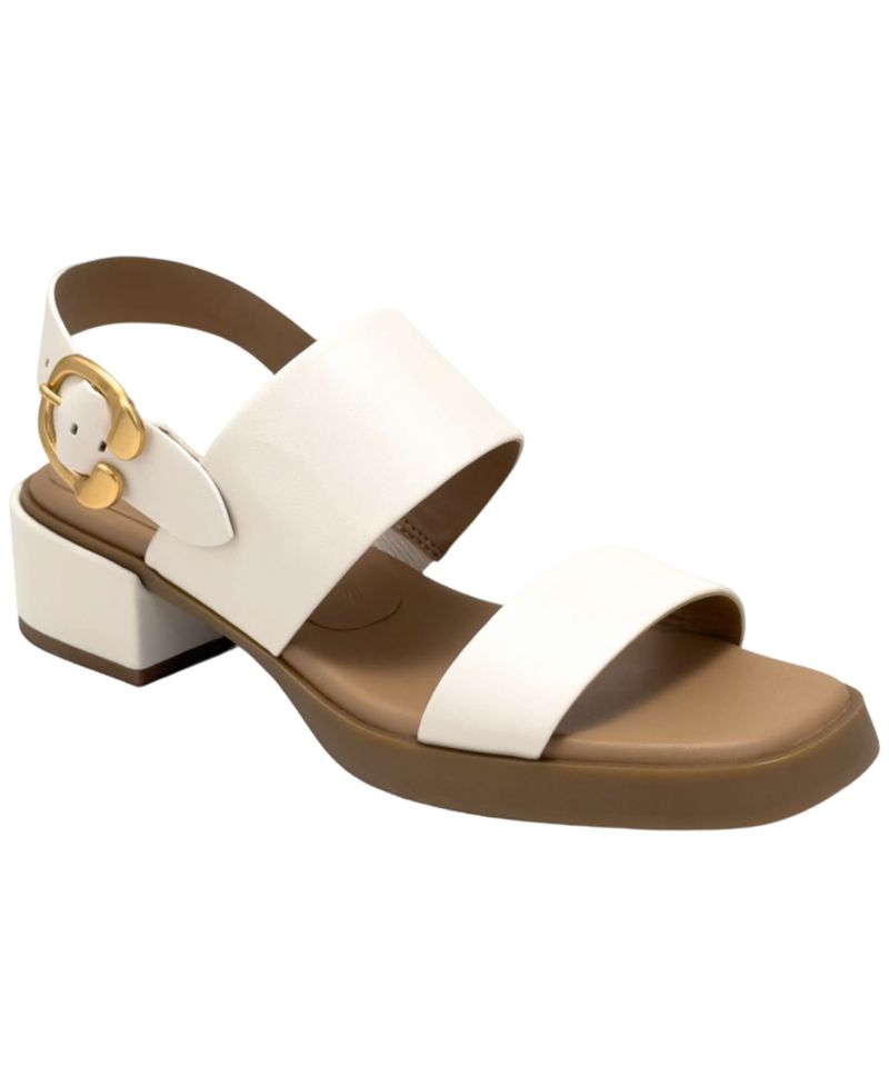 Women's Dove Low Heeled Square Toe Dress Sandals