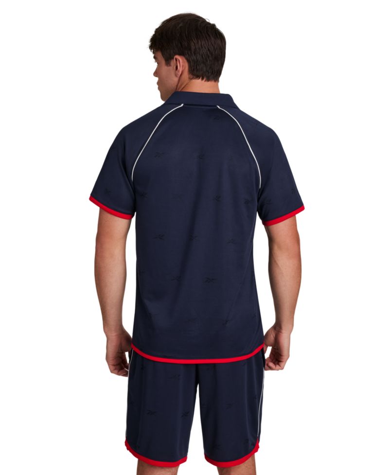 Men's United Logo Relaxed-Fit Jersey Polo