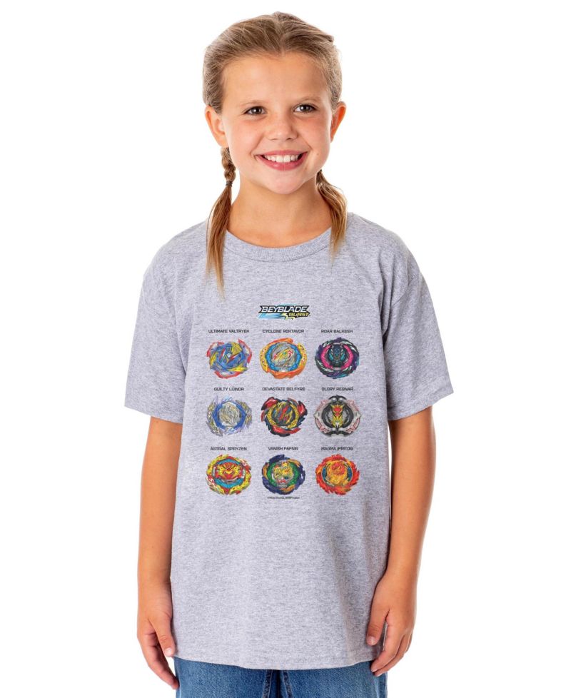 Burst TV Show Series Unisex Boys' XS - XL Battle s Crewneck Kids T-Shirt