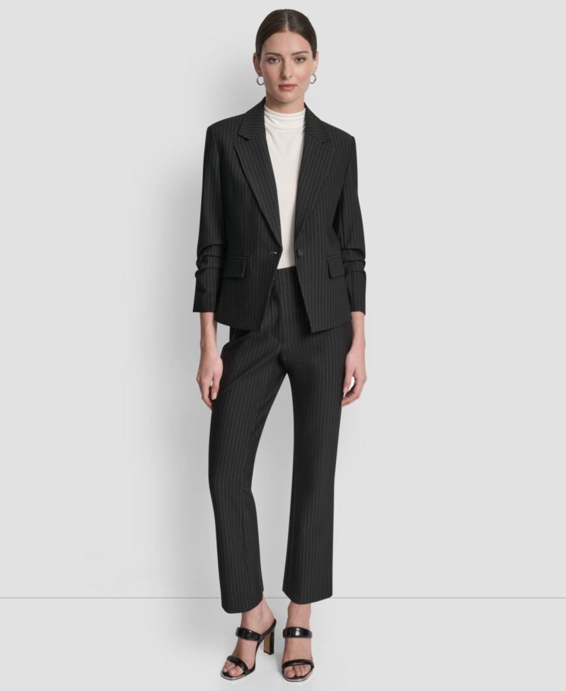 Women's Mid-Rise Pinstripe Pants