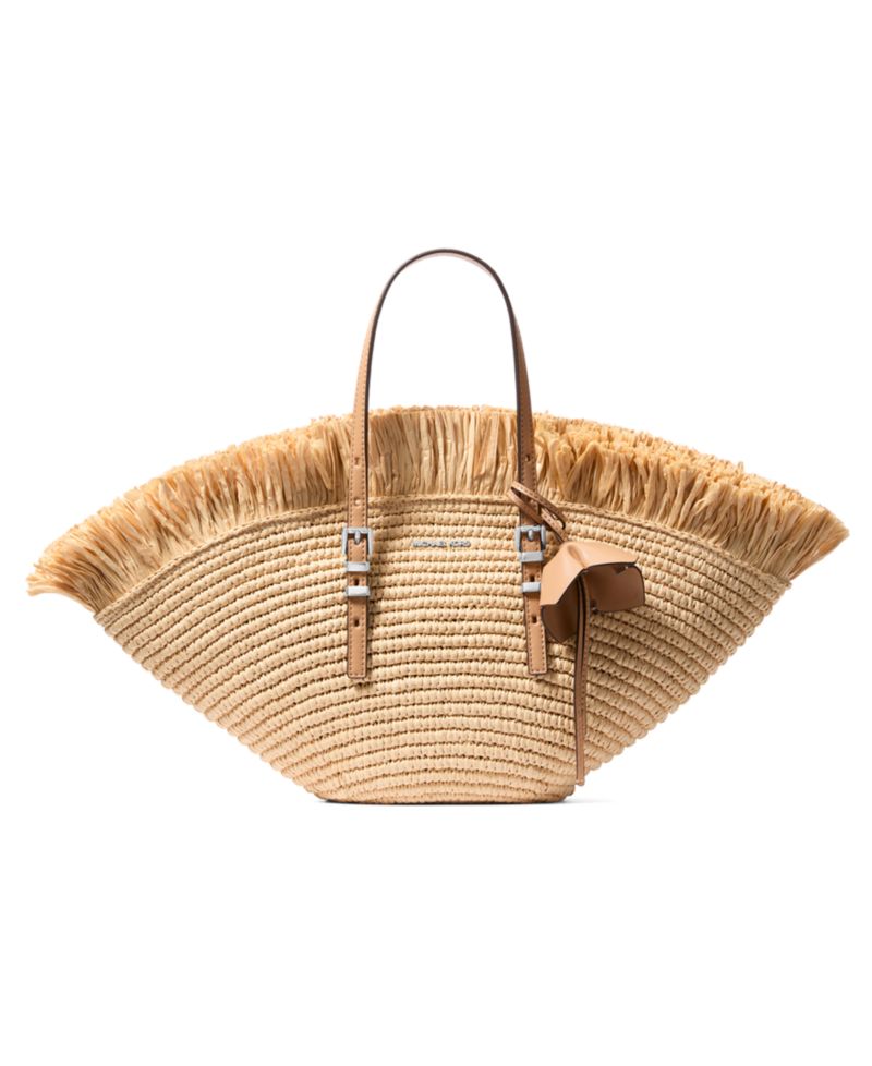 Isa Top Handle Small Fan Tote Handbag