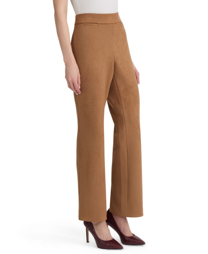 Women's Pull-On Mid-Rise Suede Bootcut Pant
