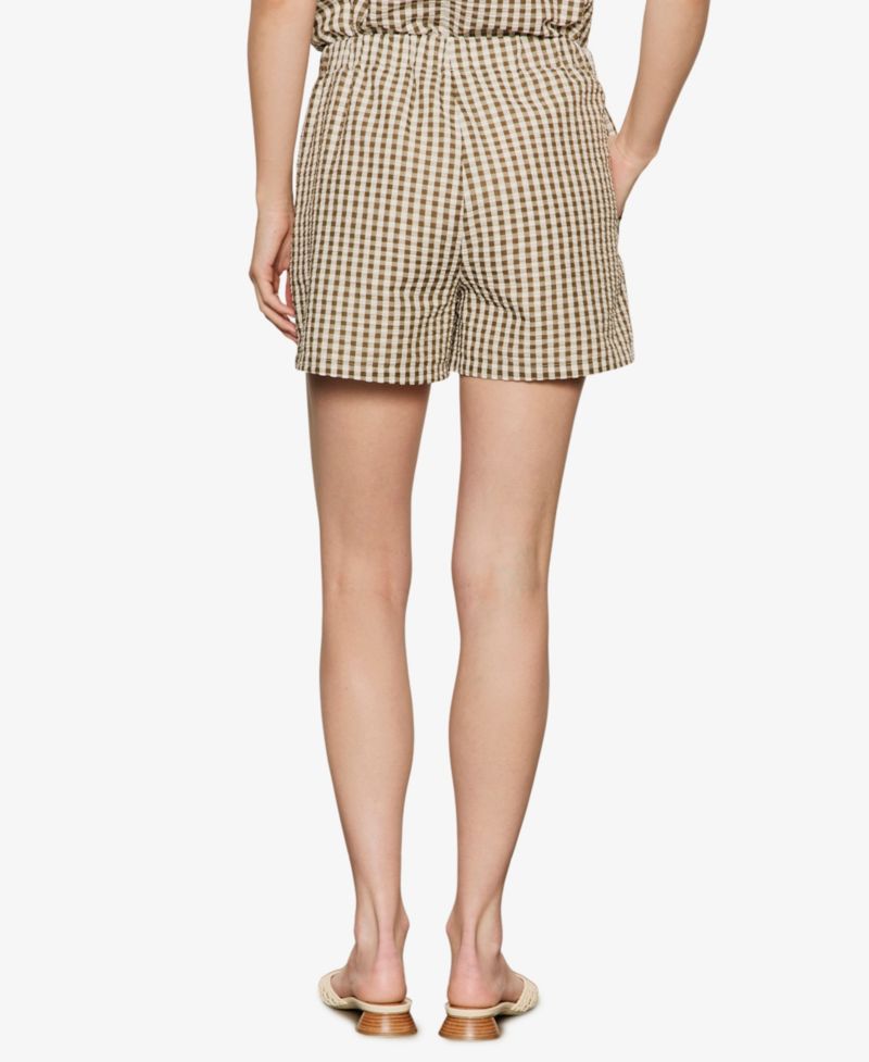 Women's Seersucker Gingham Shorts