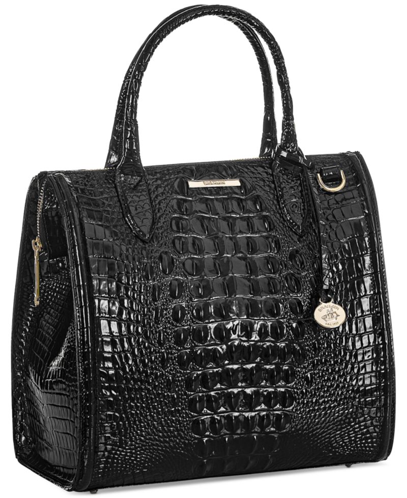 Caroline Melbourne Medium Leather Satchel Bag