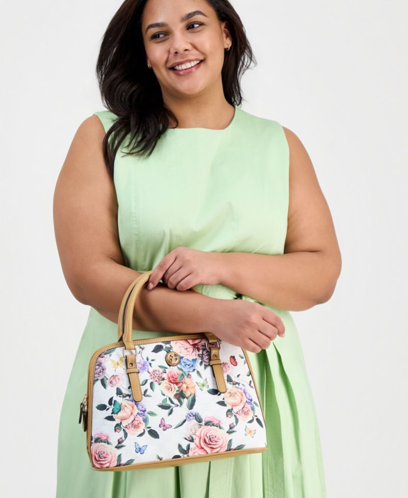 Floral Dome Satchel