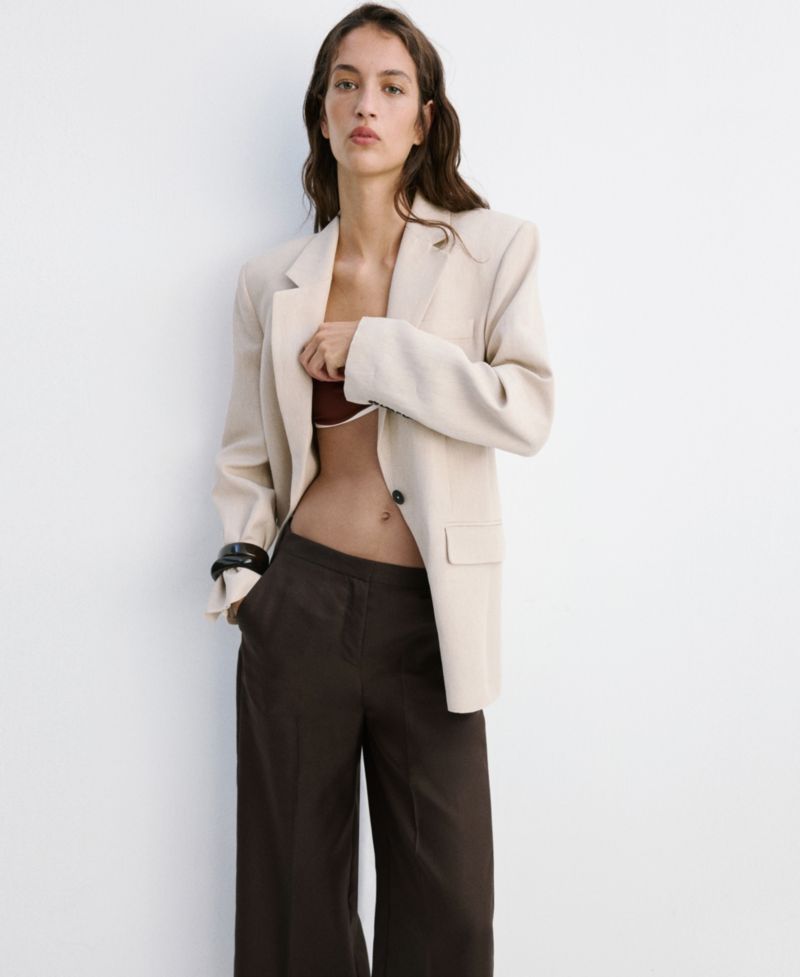 Women's High-Waisted Lyocell Pants