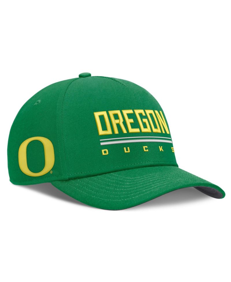Men's Green Oregon Ducks 2026 Sideline Dri-FIT Rise Adjustable Hat