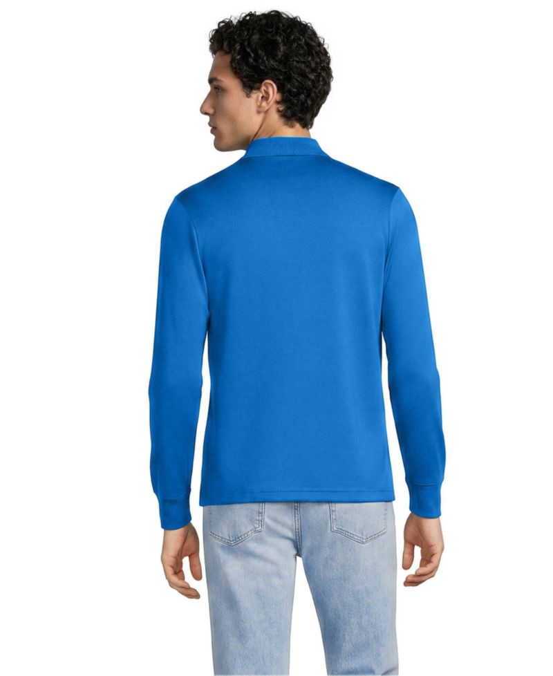 Men's Long Sleeve Cotton Supima Polo Shirt