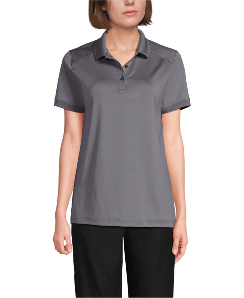 Women's School Uniform Short Sleeve Rapid Dry Polo Shirt