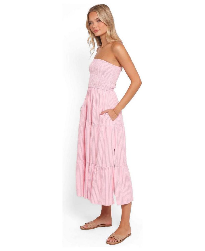 Women's Maisie Strapless A-Line Midi Dress
