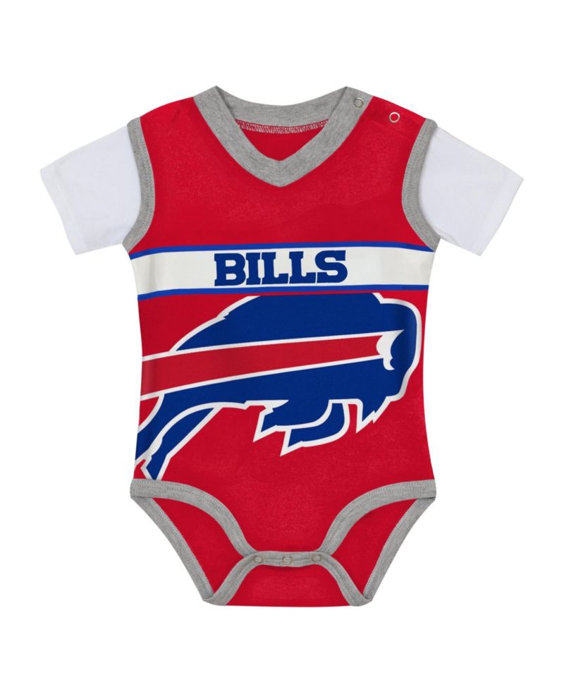 Baby Boys' and Girls' Buffalo Bills Screen-Printed Jersey Bodysuit and Pants Set