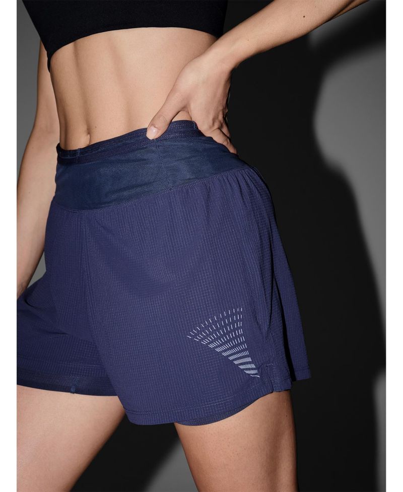 Women's Quick-Dry Trail Running Shorts Mid Rise Regular Fit
