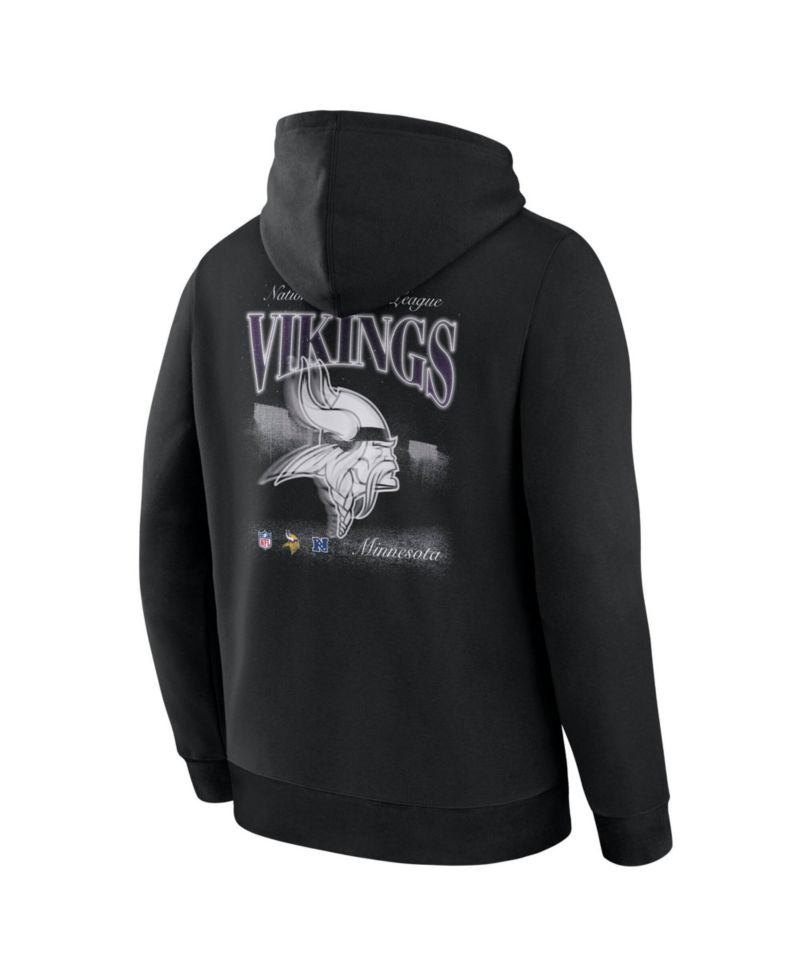 Men's Minnesota Vikings Nightfall Fleece Pullover Hoodie
