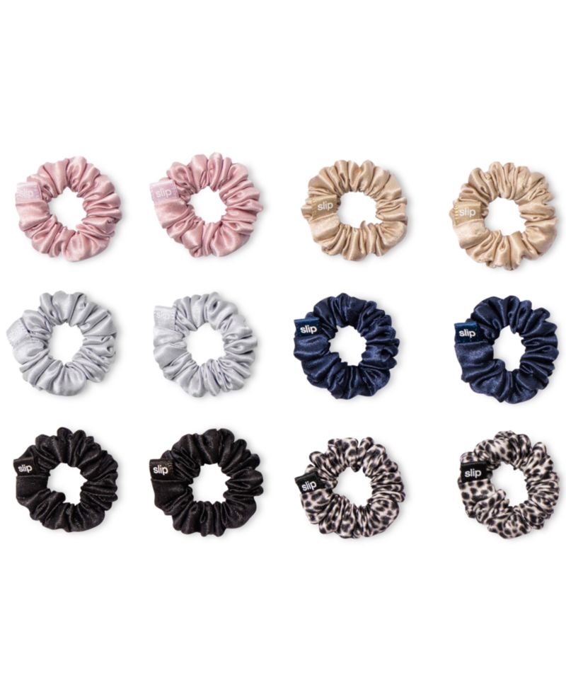 12-Pc. Pure Silk Minnie Scrunchies Classic Set