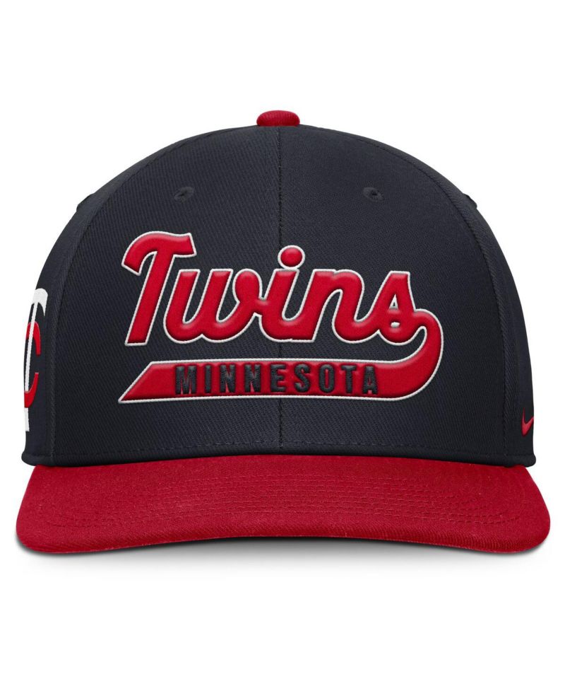 Men's Navy/Red Minnesota Twins Pro Performance Snapback Hat