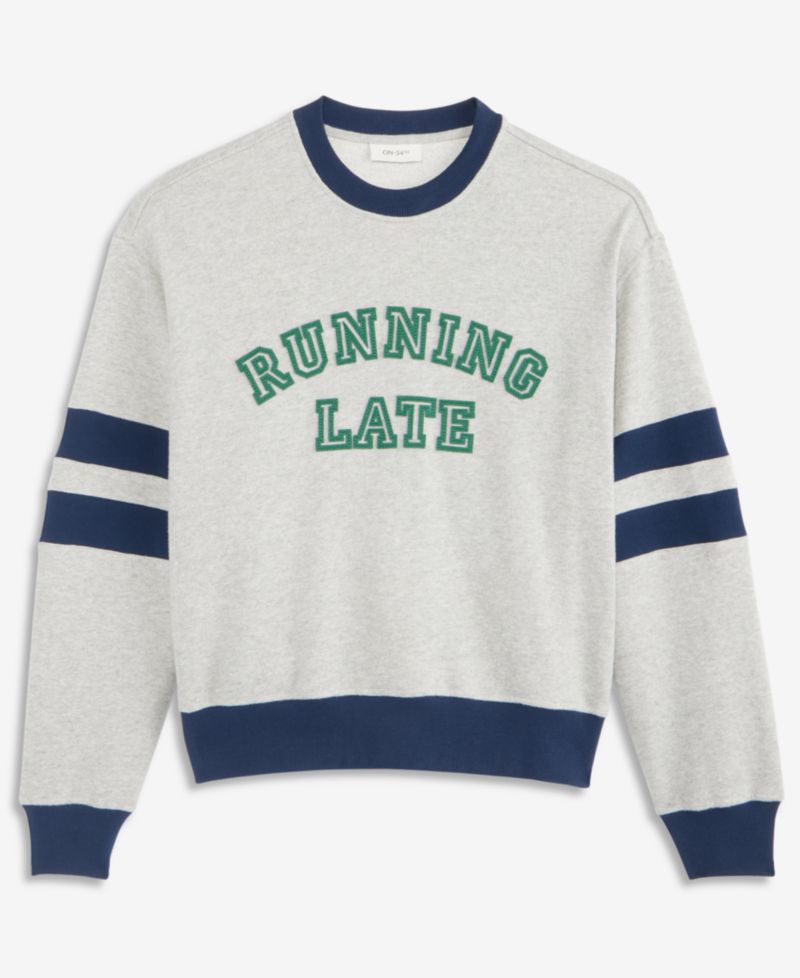 Women's Running Late Graphic Sweatshirt