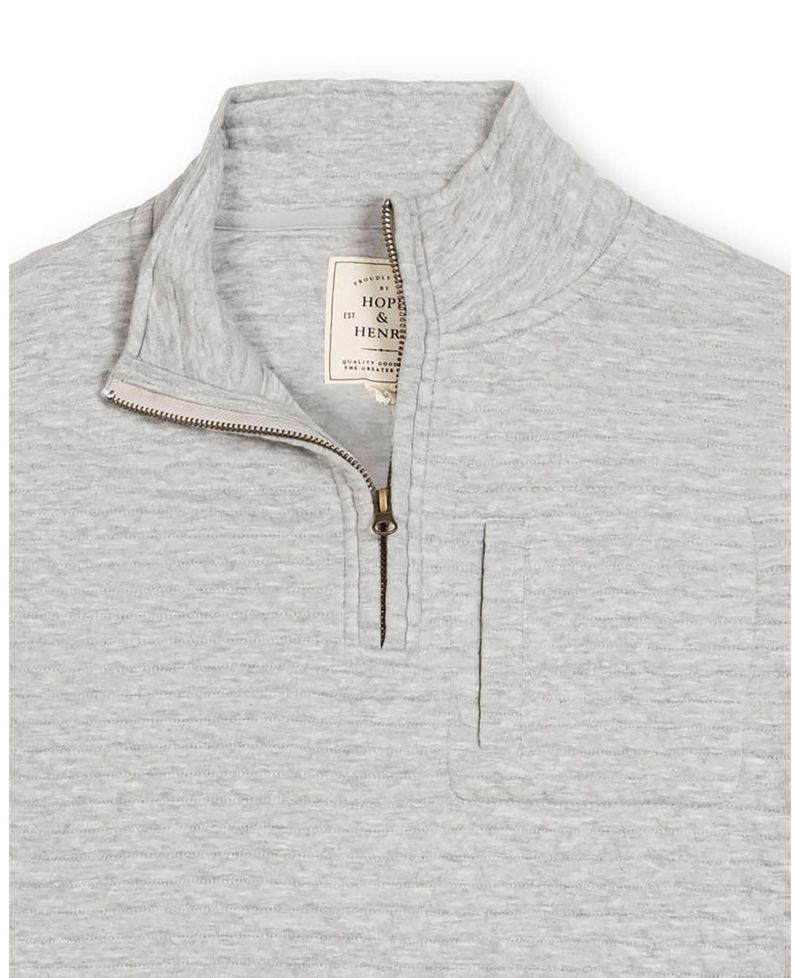 Men's Hope and Henry Quilted Half Zip Pullover