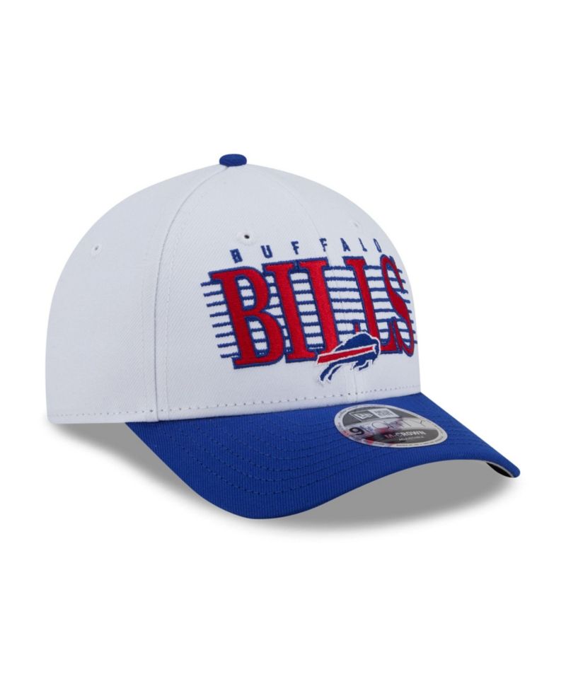 Men's White Buffalo Bills Loyal 9FORTY M-Crown Adjustable Hat