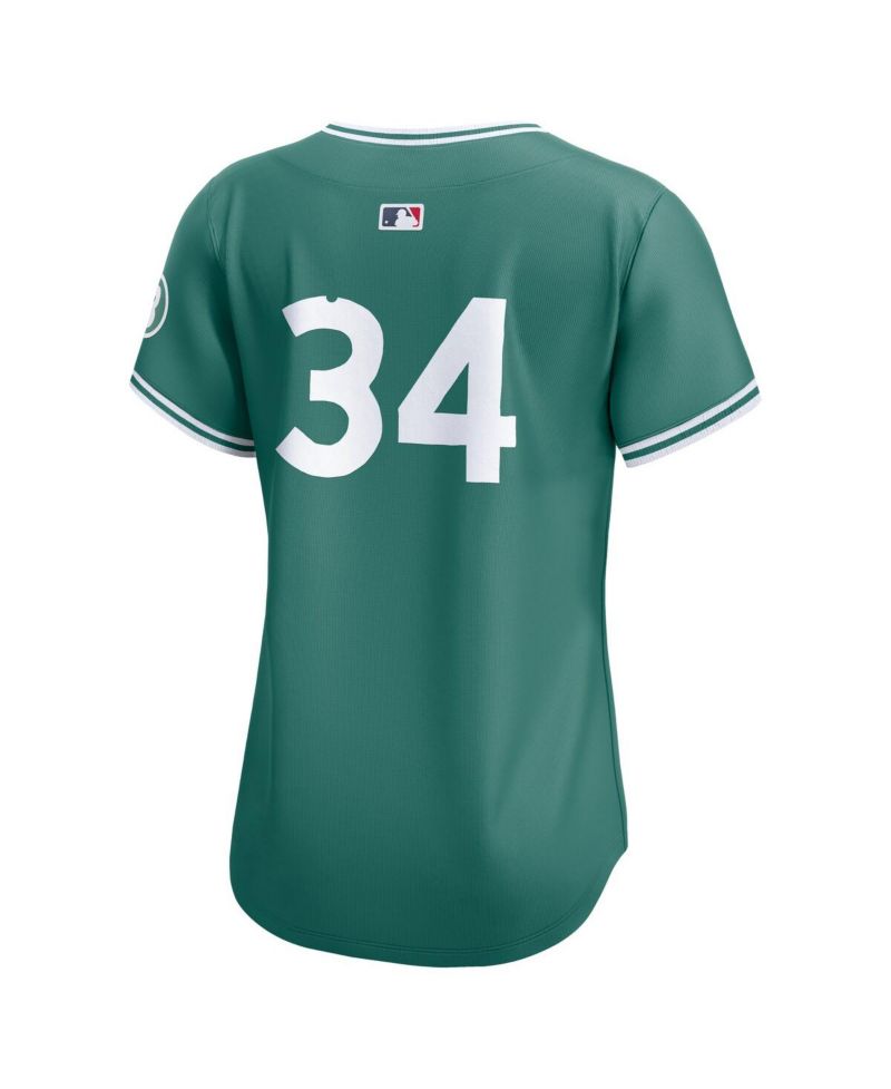 Women's David Ortiz Green Boston Red Sox 2025 City Connect Limited Retired Player Jersey