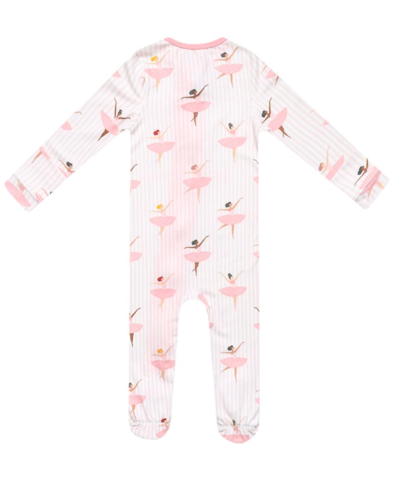 Baby Girls' Katerina Zip-Up Footie