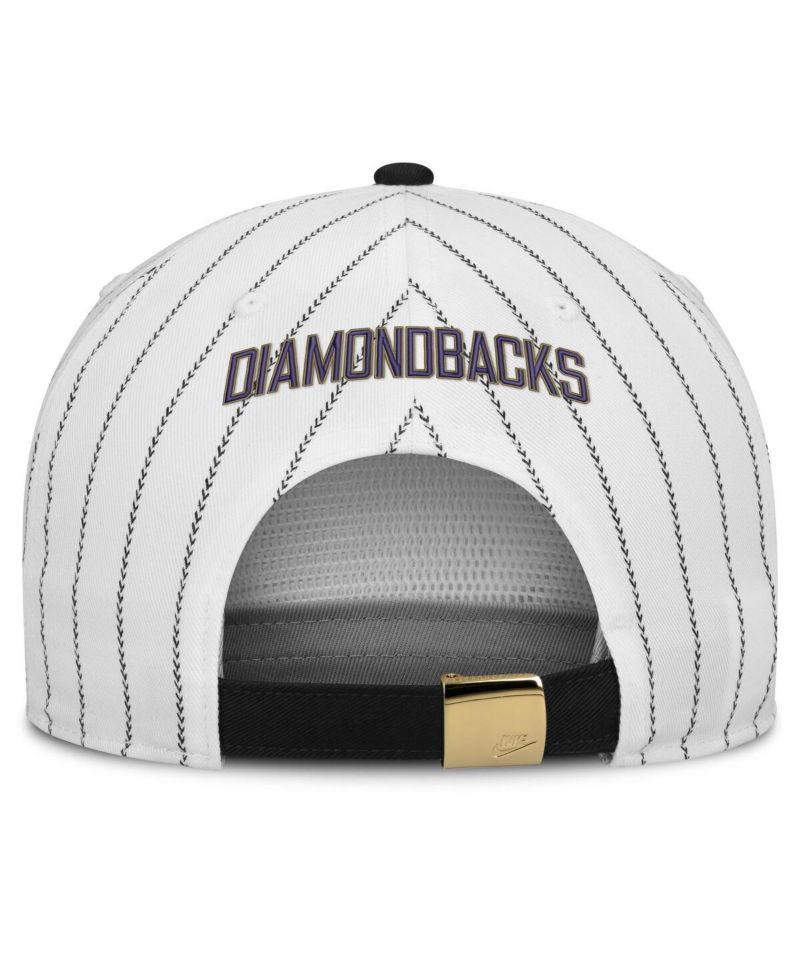 Men's White/Black Arizona Diamondbacks Cooperstown Collection Pro Adjustable Hat