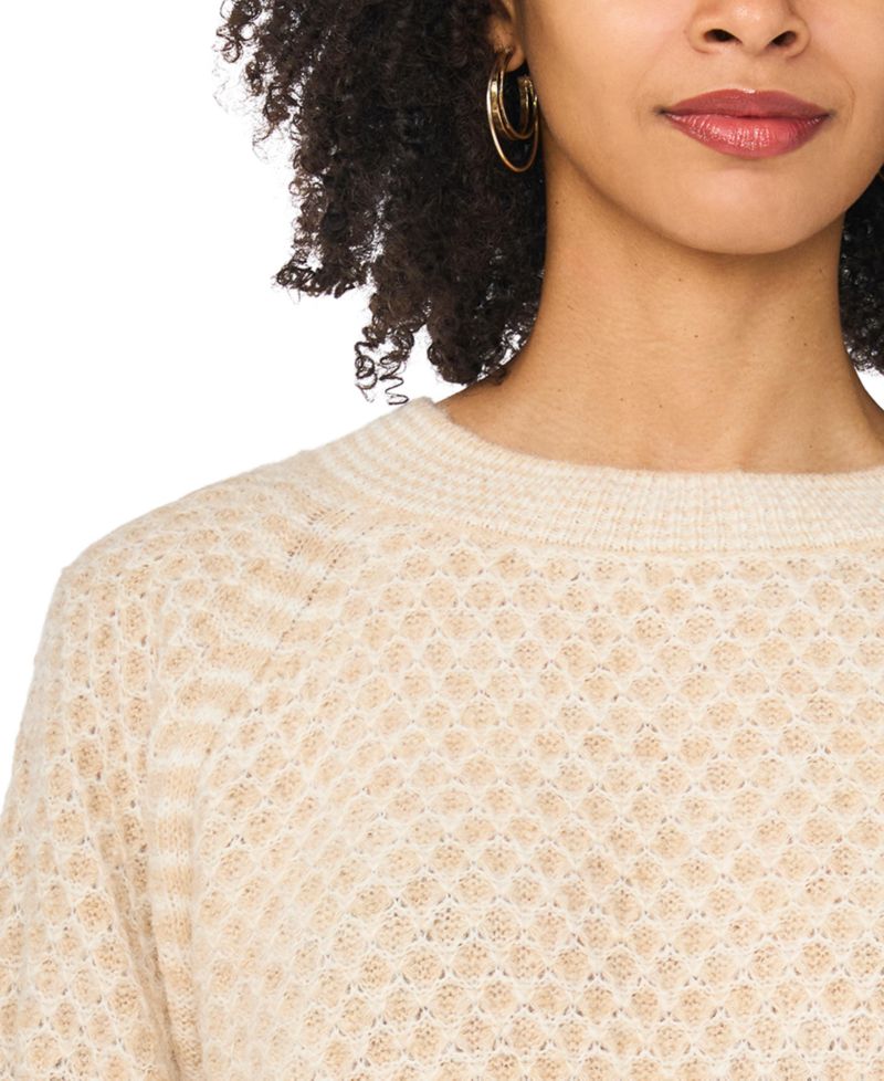 Women's Tuck Stitch Raglan Crewneck Sweater