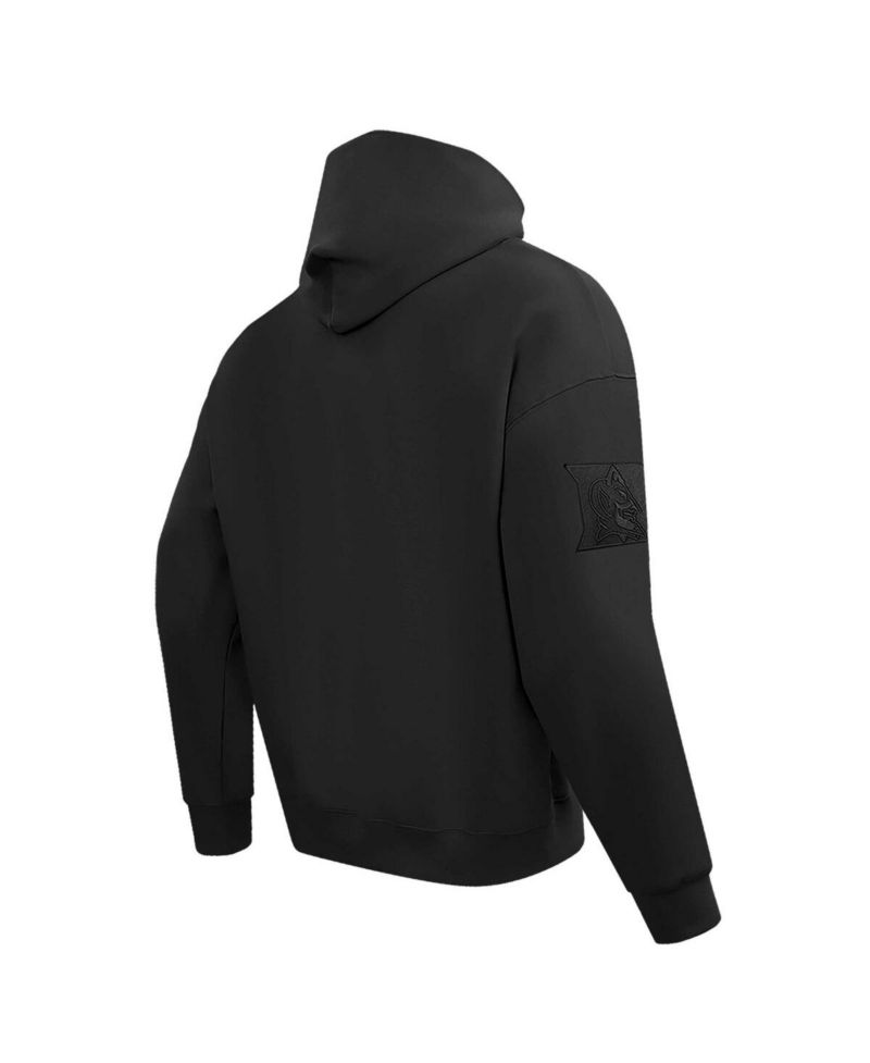 Men's Black Duke Blue Devils Neutral Pullover Hoodie
