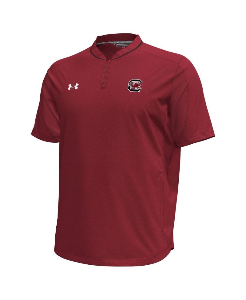 Men's Garnet South Carolina Gamecocks Motivate Quarter-Zip Performance Sweatshirt