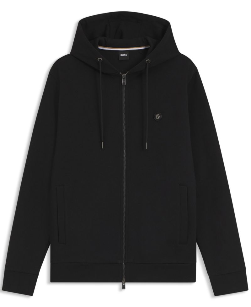 Men's Cotton-Blend Zip-Up Regular-Fit Hoodie