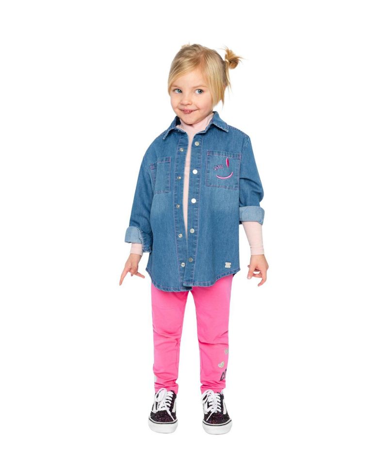 Big Girls (6Y - 14Y) Denim Shirt