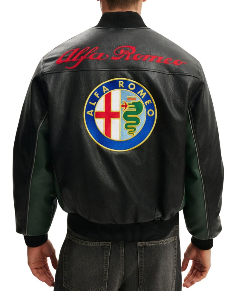 Men's Alfa Romeo Bomber Long-Sleeve Jacket