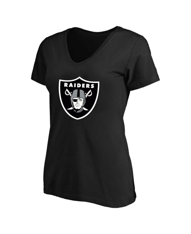 Women's Fernando Mendoza Black Las Vegas Raiders Plus Size Name & Number V-Neck T-Shirt