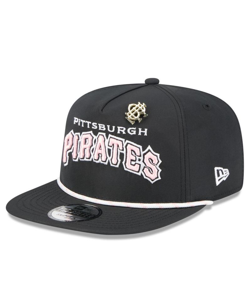 Men's Black Pittsburgh Pirates 2025 Big League Chew Golfer Snapback Hat
