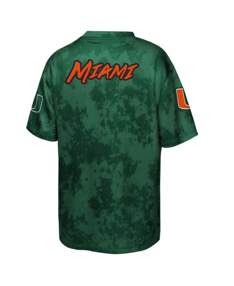 Big Boys and Girls Miami Hurricanes Off-Side Sublimated T-Shirt