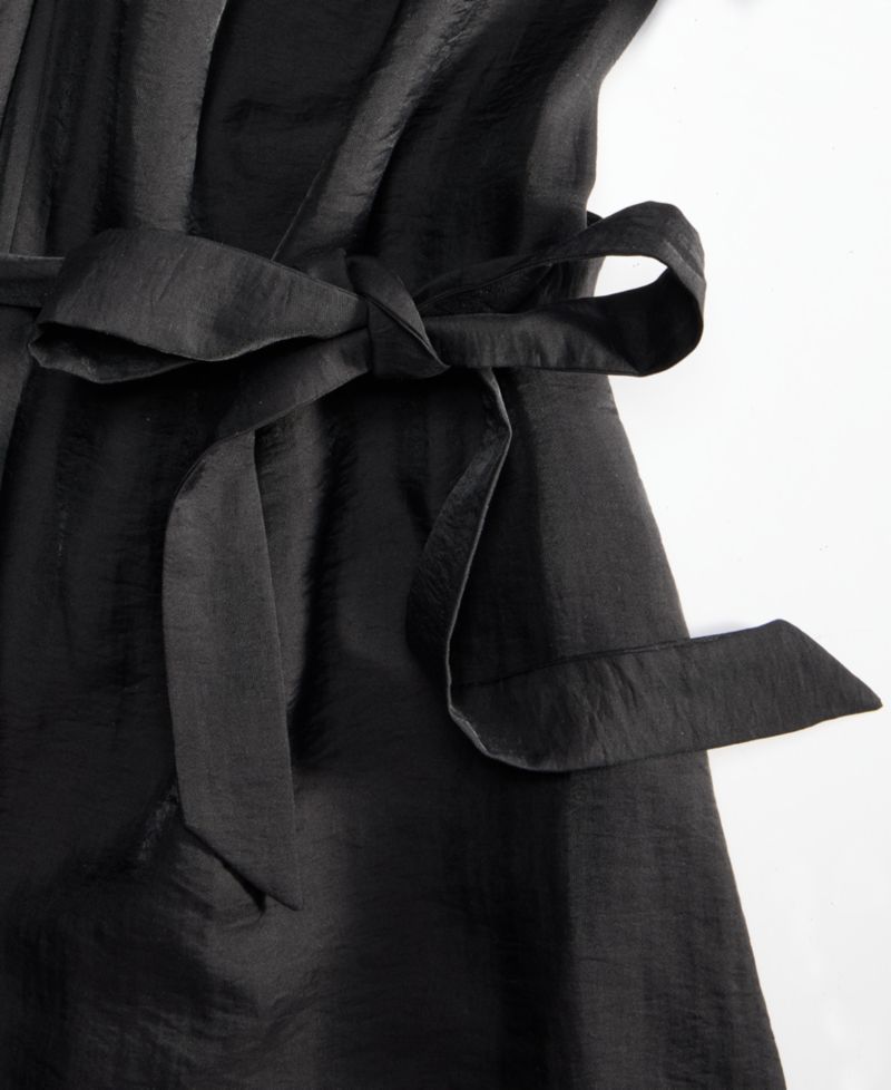 Plus Size Puffed-Sleeve Maxi Dress