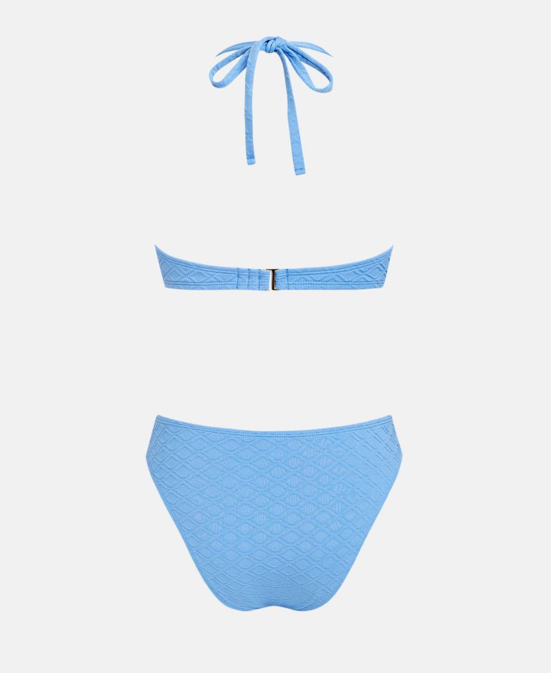 Women's Halter Bikini Set with Sarong