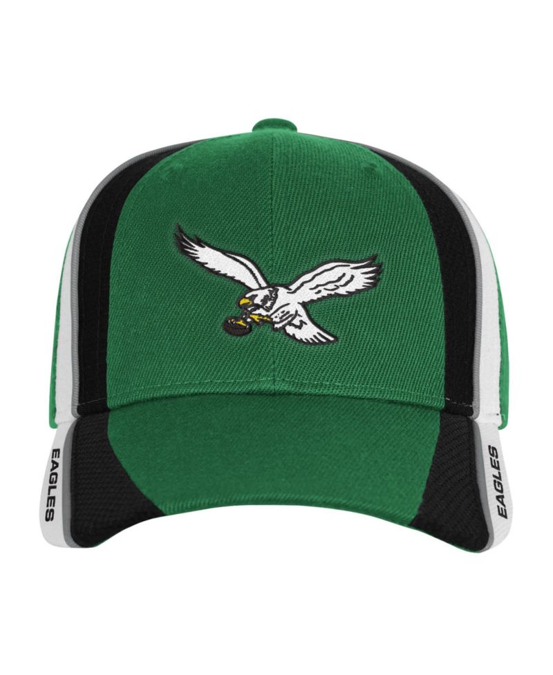 Big Boys and Girls Kelly Green Philadelphia Eagles Club Downforce Pro Crown Adjustable Hat
