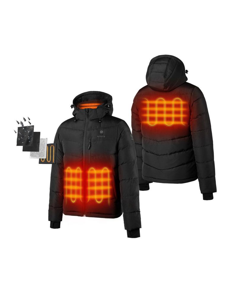 Men's 4-Zone Heated Down Jacket