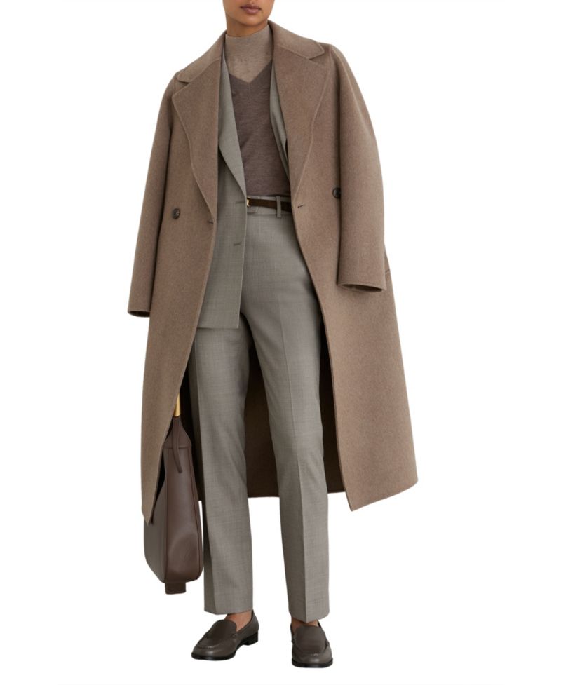 Women's Darcy Wool-Blend Slim-Leg Trousers