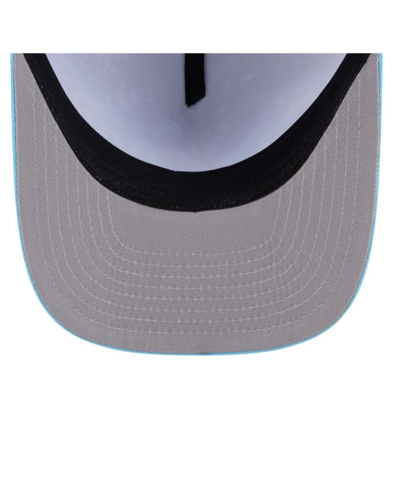 Men's Light Blue Detroit Tigers Deep Water Pre-Curved 9FIFTY A-Frame Snapback Hat