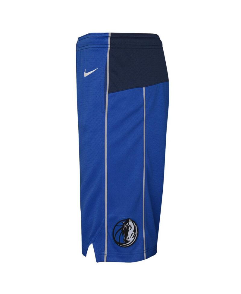 Big Boys Blue Dallas Mavericks Icon Edition Mesh Performance Swingman Shorts