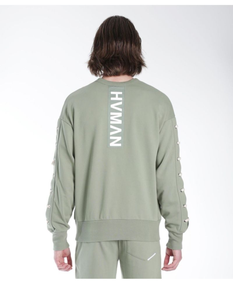 Men's Crew Sweatshirt in Aspen Lace