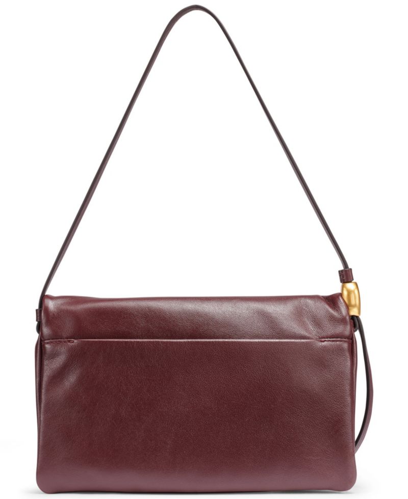 Velvet Flap Shoulder Handbag