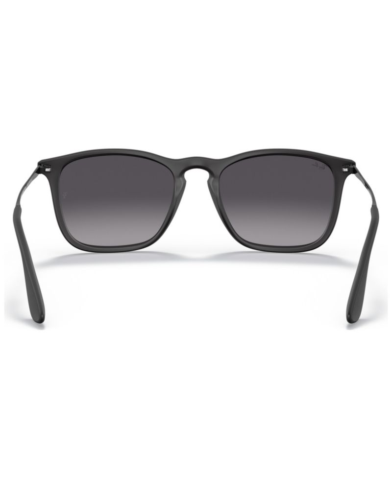 Unisex Low Bridge Fit Sunglasses, RB4187F CHRIS 54