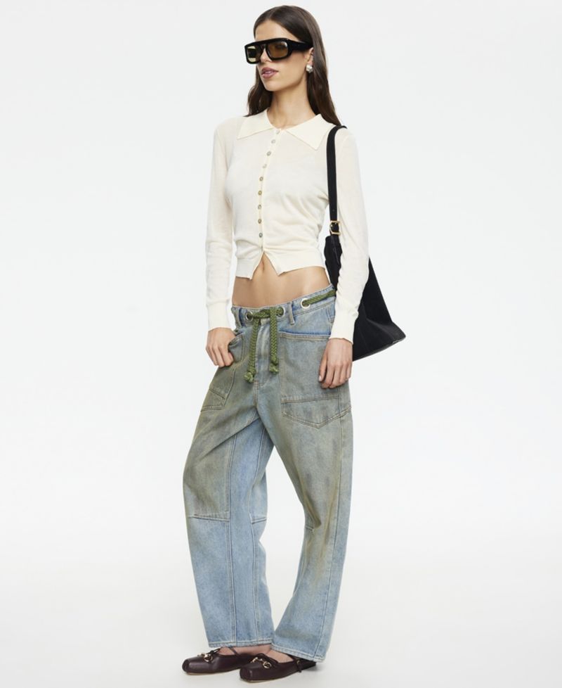 Women's Rush Hour Tie-Front Side Jeans