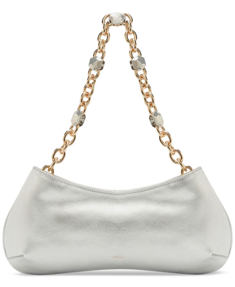 Luna Small Slim Shoulder Leather Baguette