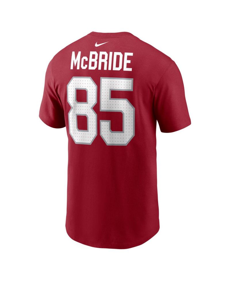 Men's Trey McBride Cardinal Arizona Cardinals Name & Number T-Shirt